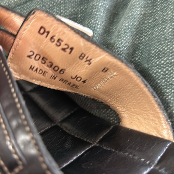 Cole Haan Buckle Strap Leather Wedge Flip Flop Style Sandals 8.5 - Picture 10 of 10